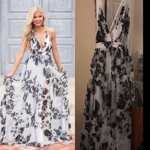 Beautiful Drama Floral Maxi Dress